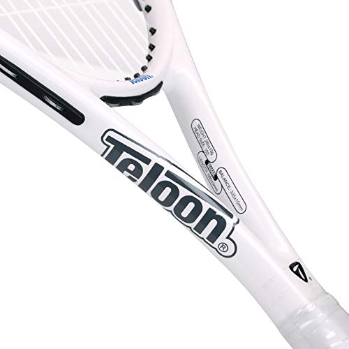 Teloon Recreational Adult Tennis Rackets-27 inch Tennis Racquet for Men and Women College Students Beginner Tennis Racket. - color: V4-White and Blue
