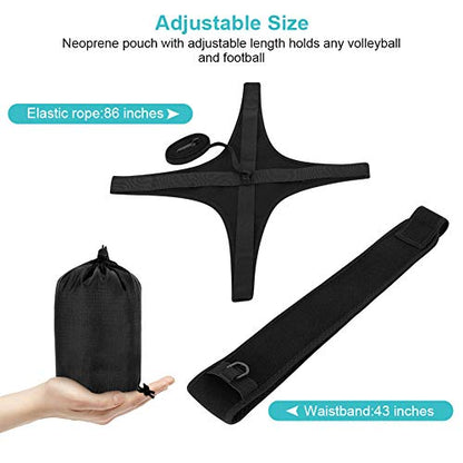 Yosoo Health Gear Volleyball Training Equipment, Adjustable Volleyball Aid Training Device, Football Kick Trainer Trainer, Football