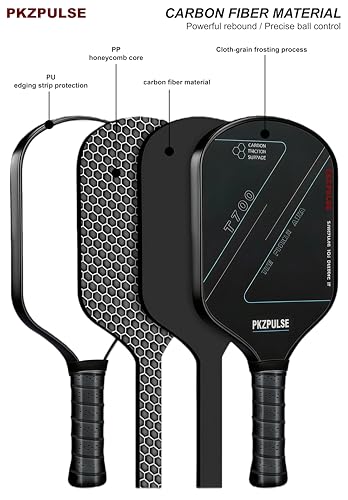 Pickleball Paddles Set – 2 Paddles, 4 Standard Balls, Portable Bag – for Casual Play & Family Fun