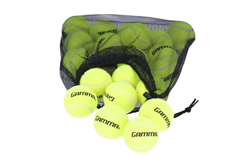 GAMMA Sports Tennis Ball Hopper Hi-Rise 75 with 20 Pack Pressureless Tennis Balls and Mesh Bag