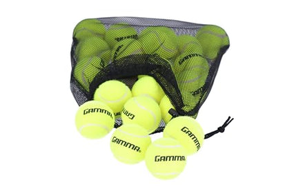 GAMMA Sports Tennis Ball Hopper Hi-Rise 75 with 20 Pack Pressureless Tennis Balls and Mesh Bag
