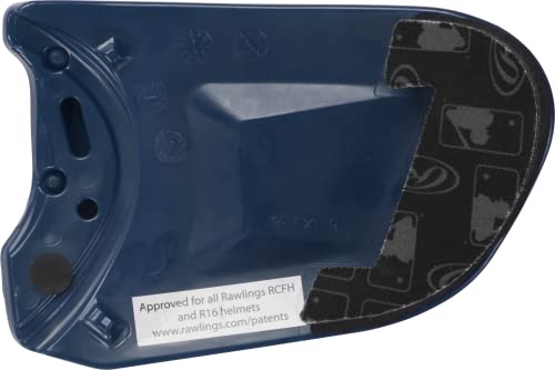 Rawlings | R-EXT COOLFLO Batting Helmet Face Guard | Fits All COOLFLO (RCFH) Helmet Models | LHB & RHB Options | Multiple Colors - color: Navy