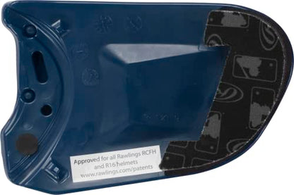 Rawlings | R-EXT COOLFLO Batting Helmet Face Guard | Fits All COOLFLO (RCFH) Helmet Models | LHB & RHB Options | Multiple Colors - color: Navy