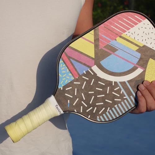 Pickleball Paddle Grip Tape, 6 Pack Pre-Cut Pickleball Grips, Absorbent and Enhanced Pickleball Paddle Overgrip Tape(Gradient Color) - color: Mixed Colors