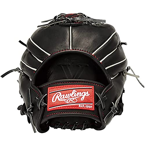 Rawlings Baseball Gloves, Soft Type, Hypertech R2G, ALR-Black, GR9FHTALR, For Both Throws, Right & Left Throws, Training, Ambidextrous, Adult