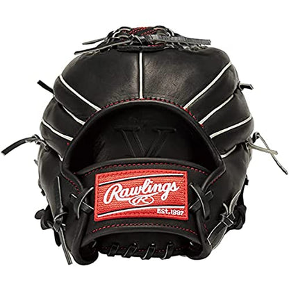 Rawlings Baseball Gloves, Soft Type, Hypertech R2G, ALR-Black, GR9FHTALR, For Both Throws, Right & Left Throws, Training, Ambidextrous, Adult