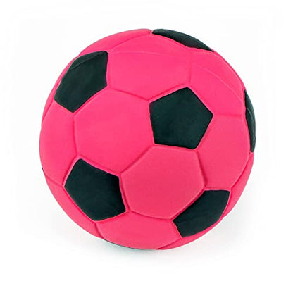 CHIWAVA 3PCS 2.7'' Squeak Latex Dog Toy Football Chew Fetch Throw Ball for Medium Dogs Interactive Play - size: 2.7" Medium Dogs 3 Pack