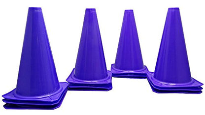 BlueDot Trading Agility Cones - color: Purple, style: 12 Pack