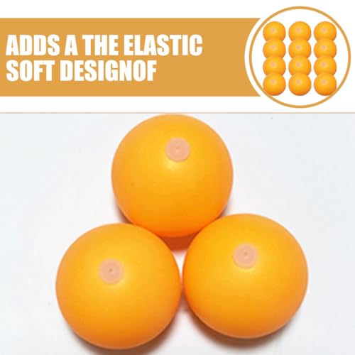 GALPADA 100pcs 27mm Table Tennis Balls with Hole, Abs Plastic Ping Pong Balls for Practice Machine Training, Yellow Bulk Set for Leisure and Competition Use