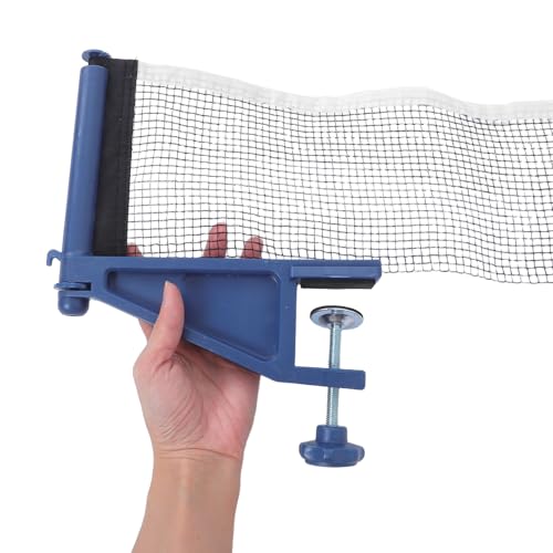 Thickened Table Tennis Net and Post Set with Reinforced Mesh Fit for Indoor Outdoor Tables Stable and Easy Installation for Home Entertainment and Professional Training