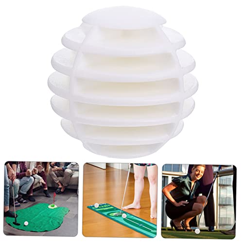 UPKOCH 10Pcs Indoor Golf Stripe Practice Balls for Skill Development Lightweight PE Material for Swing Practice
