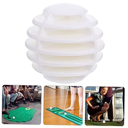 UPKOCH 10Pcs Indoor Golf Stripe Practice Balls for Skill Development Lightweight PE Material for Swing Practice