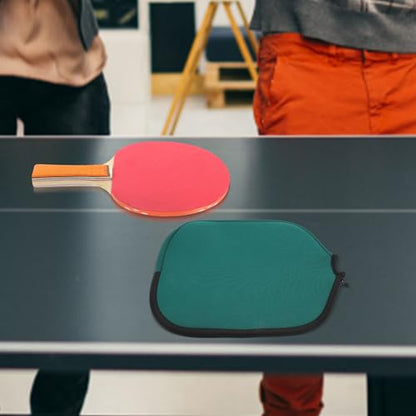 Garneck Table Tennis Paddle Case with Protective Neoprene Cover, Anti-scratch Portable Racket Storage Bag for Outdoor Indoor Ping Pong Players