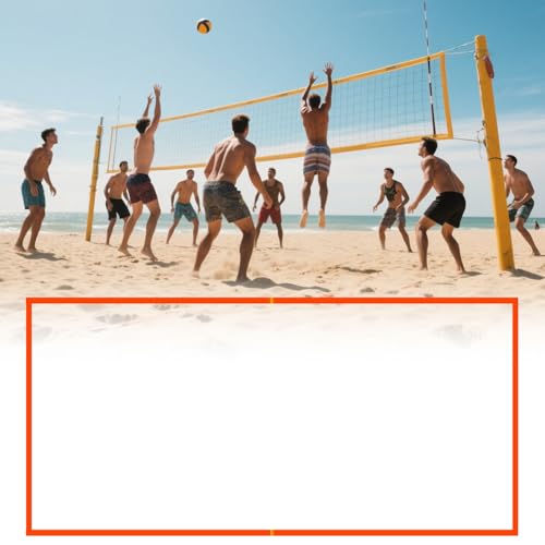 Volleyball Lines for Grass,Clear Volleyball Court Boundary Lines | Visible Marking Rope Set Sports Field Border for Picnic Backyard Camping Grass Beach Lawn