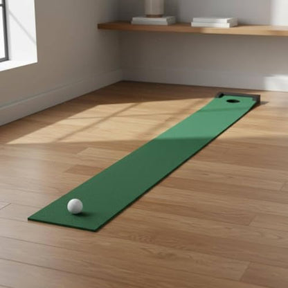 predolo Golf Putting Mat Non-Slip Putting Practice Mat Flannel Surface Athletic Gear for Golfers, Beginners, Home, Office, Outdoor