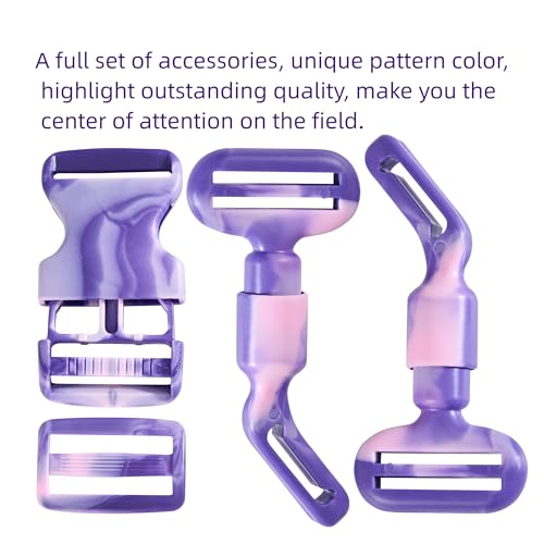Flag Football Belts, Flag Football Kit for Children/Teenagers/Adults - color: Violet