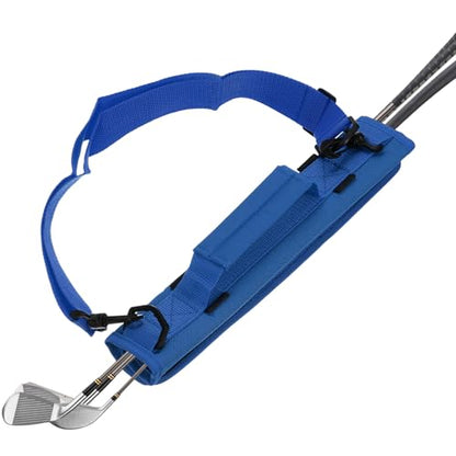 PATIKIL Lightweight Carry Bag, Mini Golf Club Bag with Adjustable Strap for Men Women Golfer Pouch Driving Range Carrier Course Training Practice Case - color: Blue