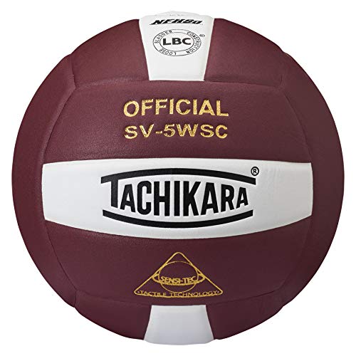 Tachikara® Sensi-Tec® SV5WSC-NFHS - color: Cardinal/White, style: New NFHS