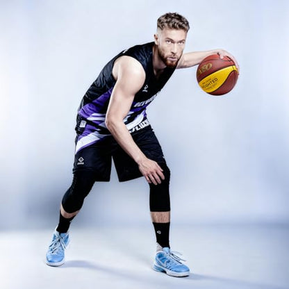 SKEO Weighted Basketball, 2.2/3/3.3LBS 28.5"/29.5" Trainer Heavy Basketballs Made of Composite, Indoor Outdoor Training Ball for Improving Handling Dribbling Rebounding - size: Size 7 Adult -3LBS/1.3KG
