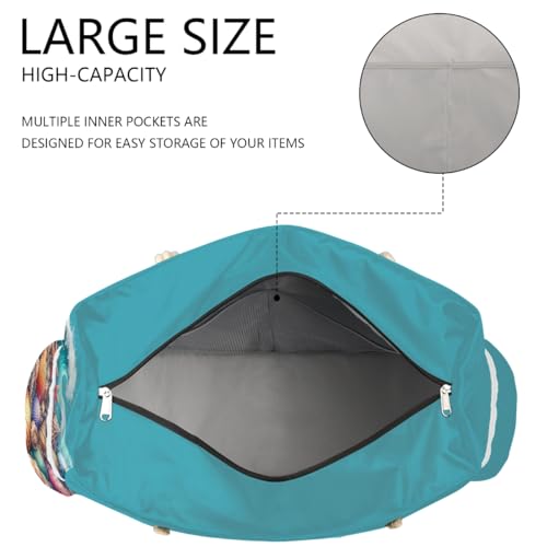 Beach Bag Waterproof Sand-proof Canvas Tote Lightweight Shoulder Bag Suitable for Family outdoor travel - color: E5