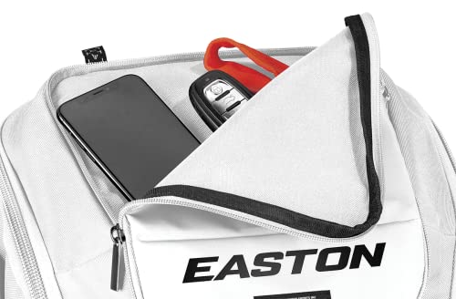 Easton | Ghost NX Backpack Equipment Bag | Adult | Fastpitch Softball | Team Logo Panel | Multiple Colors - color: White