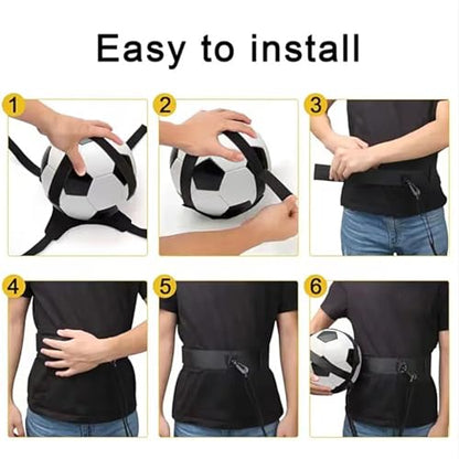 Football Kicking and Throwing Single Practice Training Auxiliary Control Skills Adjustable Belt for Adult Men Women - color: Yellow B