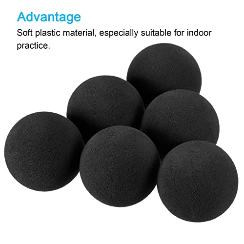 PATIKIL Golf Foam Ball, Sponge Exercise Flight Swing Practice for Indoor Training - color: Black