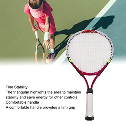 23in Tennis Racket, Comfortable Small Handle Lightweight Aluminum Alloy Frame Tennis Racket Set with Storage Bag for Teenager Training