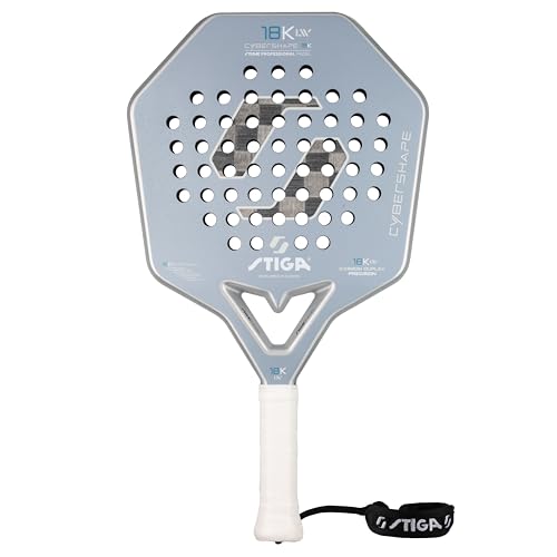 STIGA Cybershape Padel Racket - size: 18K LW
