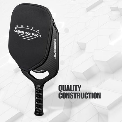 3K Carbon Fiber Pickleball Paddle Racket, with Breathable Grip, 19mm Polypropylene Honeycomb Core, Balanced Power and Spin Training & Recreational Paddle