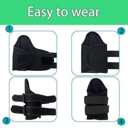 2026 Golf Wrist Trainer Pro,Golf Wrist Brace with Internal Rigid Splint for Left/Right Handed, Golf Wrist Training Aid to Correct Wrist Angle and Reduce Chicken Wing for Golf Beginners