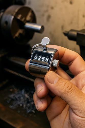 Templeton Pro TMP-4H Hand-Held Tally Counter 4-Digit | Professional Japanese-Made Clicker Counter, Counts 0-9999 | Industrial Grade People Counter, Lap Counter, Pitch Counter | Rated 5 Million+ Clicks