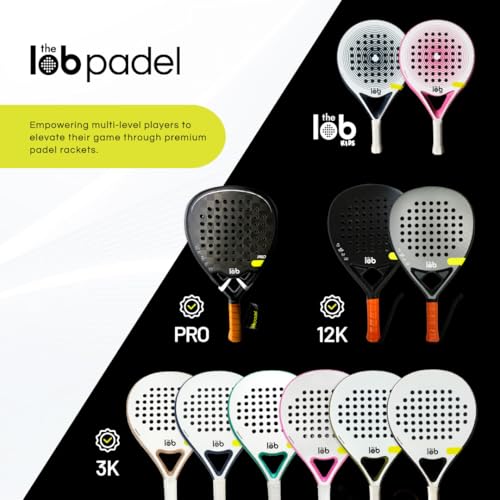 Kids 3K Carbon Fiber Padel Racket | Round Shape for Control | Lightweight and Great Power