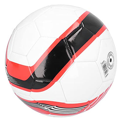 Size 5 Soccer Ball, Machine Stitched Football with Carbon Grain Foam Surface for Enhanced Control and Accurate, Professional Training Ball for Outdoor Sports Acti