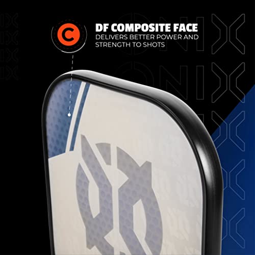 Onix Evoke Premier Professional Tournament Pickleball Paddle Composite Face Impact Paddle Shape - color: Blue - Evoke Premier, size: Medium, style: 14mm