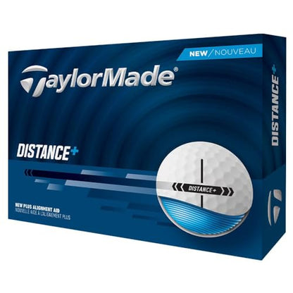 TaylorMade Golf Distance+ Golf Balls - color: White, style: 2025