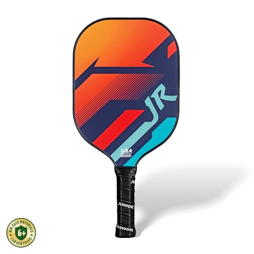 PicklePro Pickleball Paddles with Cover – Lightweight Fiberglass Pickleball Paddle for Kids, Youth & Beginners, Cushioned Grip, 13mm Honeycomb Core, Indoor & Outdoor Racket, USAP Approved