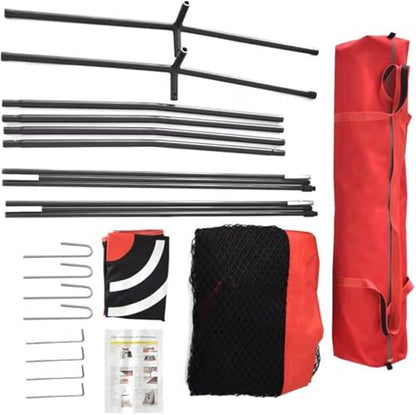 Golf Net Backyard Driving Practice - 10x8ft Heavy Duty Hitting Nets with High Impact Screen for Home Indoor Garage Swing Training Aids Outdoor Sports