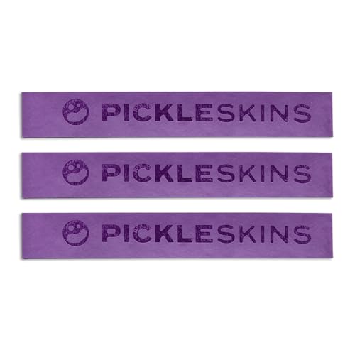 Thin Sliced Overgrip - Pickleball All-Weather Rubber Handle Grip, Single or Multipack - Black, White, Green, Pink, Blue, Purple, Green Tie Dye - Pickleball Accessory