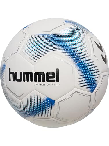 hummel Hmlprecision Training Pro Football - color: WHITE/BLUE/DARK BLUE, size: 5