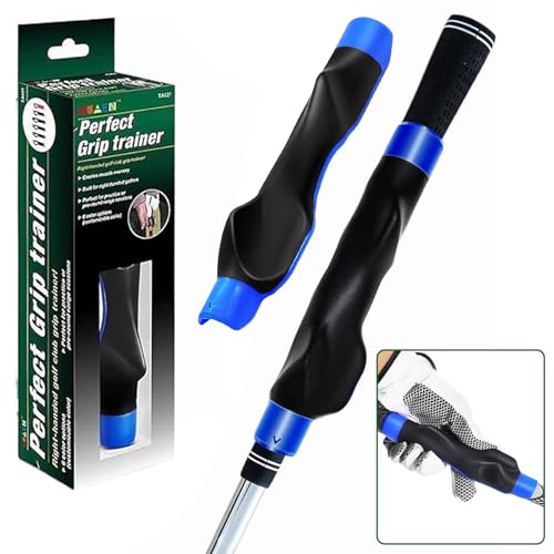Golf Grip Trainer, Golf Training Aid, Easy To Carry to the Practice Area, Grip Trainer Club to Help Train Correct Hand Position, Golf Accessories Improve Your Swing Rhythm
