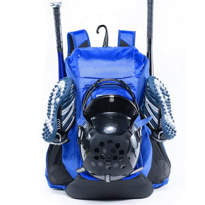 | Baseball Bag Softball Bat Bag, Double-layer Baseball Backpack Adult with Gear Klip To Hold Baseball Glove, Baseball Essential Gear, Youth Baseball Bag for Boys, Girls, Baseball Accessories