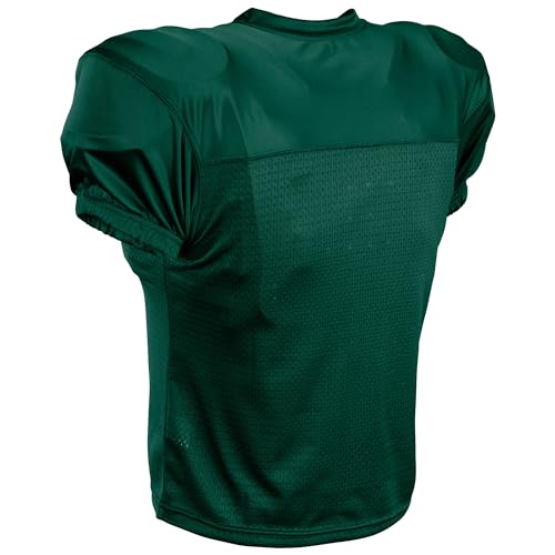 Champro Boys Preseason Football Practice Jersey - color: Forest Green, size: Small