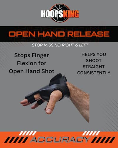 Perfect Jump Shot Basketball Shooting Glove - Jump Shot Trainer for Form Correction & Accuracy - Left & Right Hand for Youth & Adult Sizes