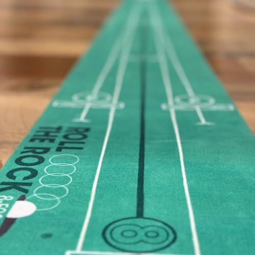 EyeLine Golf - Roll The Rock Putting Mat - Have Fun Perfecting Stroke, Alignment, Speed Control, Visualization, Consistency - Outdoor-Indoor-Compact - color: 8-Foot Roll the Rock