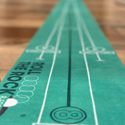 EyeLine Golf - Roll The Rock Putting Mat - Have Fun Perfecting Stroke, Alignment, Speed Control, Visualization, Consistency - Outdoor-Indoor-Compact - color: 8-Foot Roll the Rock