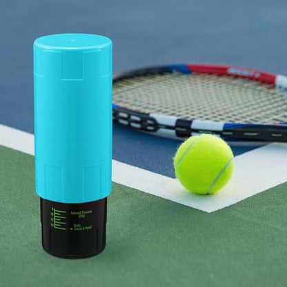Soulchen Tennis Ball Pressurizer - Tennis Ball Storage Canister Holds 3 Balls Under 14 Psi Pressure, Reusable Stuff for Bounce Retention, Lightweight & Durable - color: Light Blue
