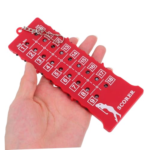 Golf Stroke Counter Bar Scoreboard Portable Golf Scorer Keeper with Weather-Resistant Abs Material for Easy Outdoor Score Tracking