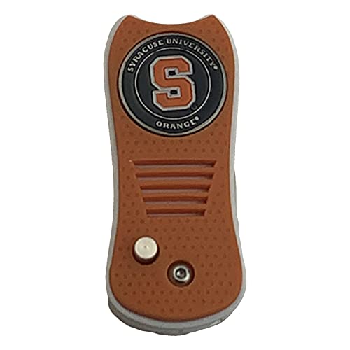 Switchblade Divot Repair Tool with Logo Printed Removable Magnetic Ball Marker-Best Divot Fixer - style: Syracuse Orangemen