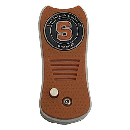 Switchblade Divot Repair Tool with Logo Printed Removable Magnetic Ball Marker-Best Divot Fixer - style: Syracuse Orangemen